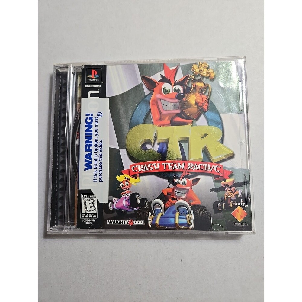 CTR: Crash Team Racing (Playstation 1 , 1999) Black Label Complete